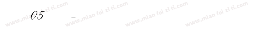 DSariW05 Black字体转换